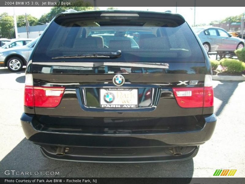 Jet Black / Beige 2004 BMW X5 3.0i