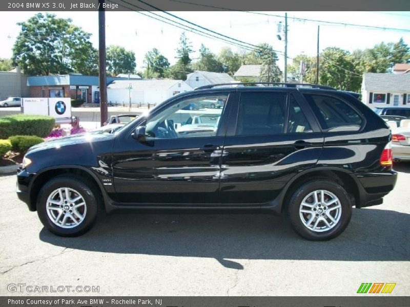 Jet Black / Beige 2004 BMW X5 3.0i