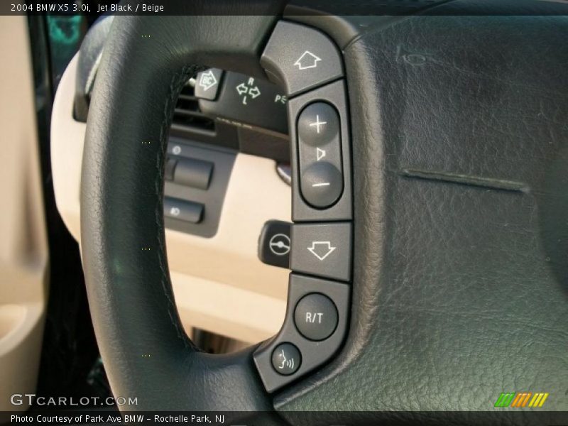 Jet Black / Beige 2004 BMW X5 3.0i