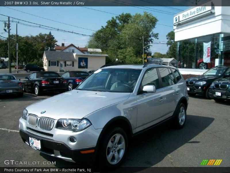 Silver Grey Metallic / Grey 2007 BMW X3 3.0si