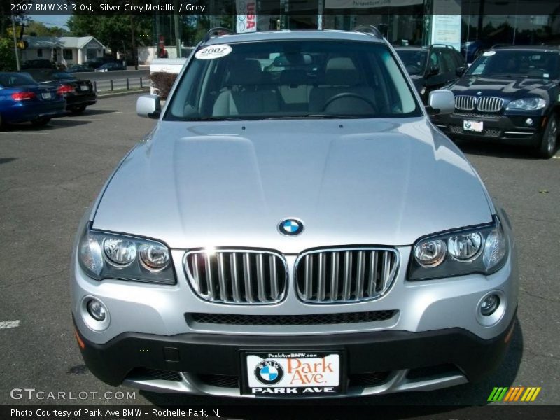 Silver Grey Metallic / Grey 2007 BMW X3 3.0si