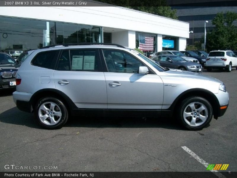 Silver Grey Metallic / Grey 2007 BMW X3 3.0si
