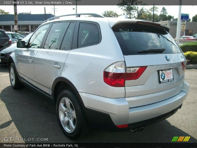 Silver Grey Metallic / Grey 2007 BMW X3 3.0si