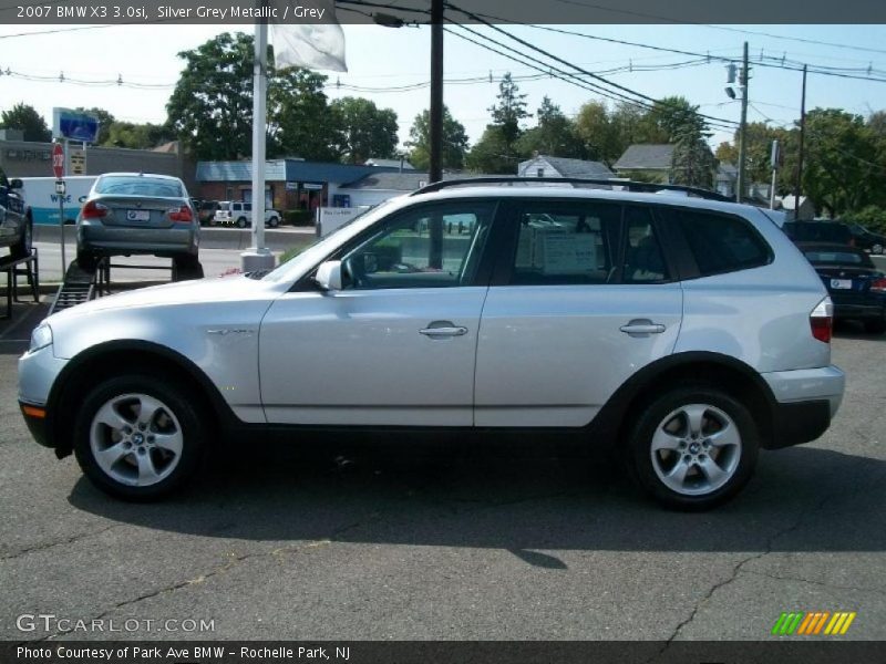 Silver Grey Metallic / Grey 2007 BMW X3 3.0si