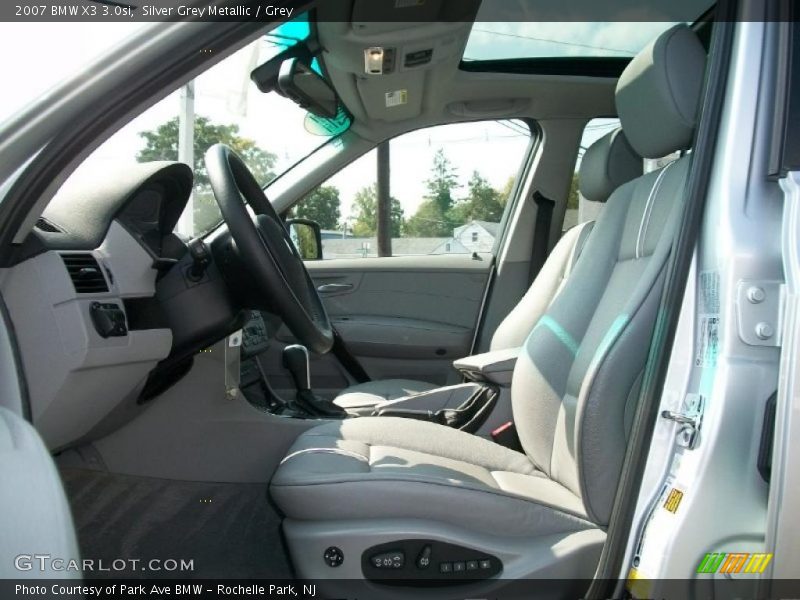 Silver Grey Metallic / Grey 2007 BMW X3 3.0si
