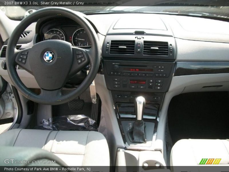 Silver Grey Metallic / Grey 2007 BMW X3 3.0si