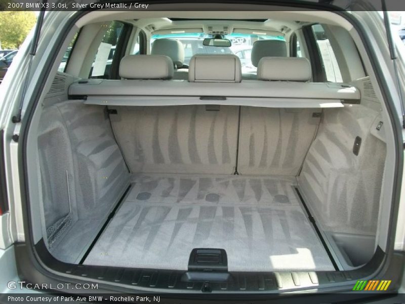 Silver Grey Metallic / Grey 2007 BMW X3 3.0si