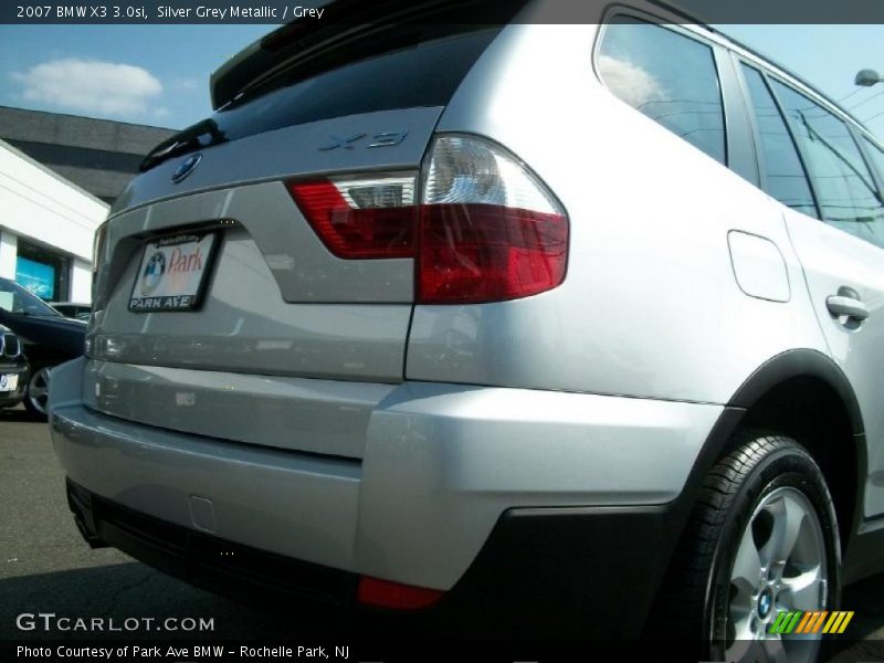 Silver Grey Metallic / Grey 2007 BMW X3 3.0si