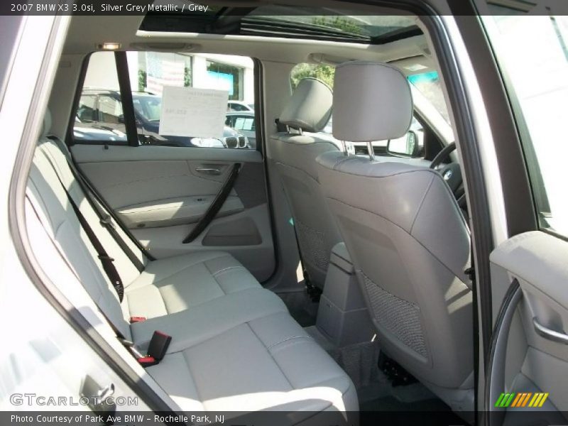 Silver Grey Metallic / Grey 2007 BMW X3 3.0si