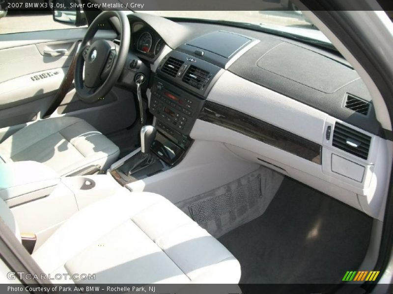 Silver Grey Metallic / Grey 2007 BMW X3 3.0si