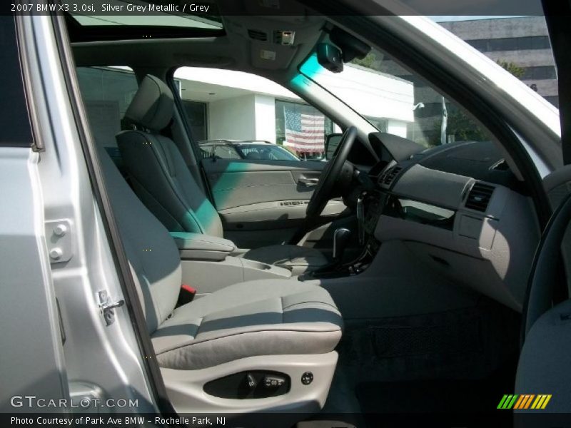 Silver Grey Metallic / Grey 2007 BMW X3 3.0si