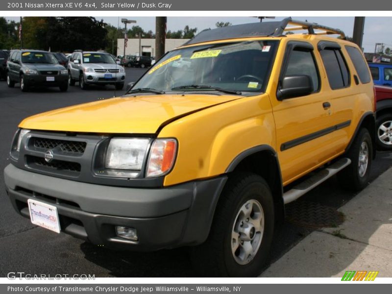 Solar Yellow / Dusk Gray 2001 Nissan Xterra XE V6 4x4