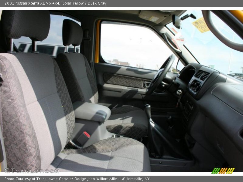 Solar Yellow / Dusk Gray 2001 Nissan Xterra XE V6 4x4