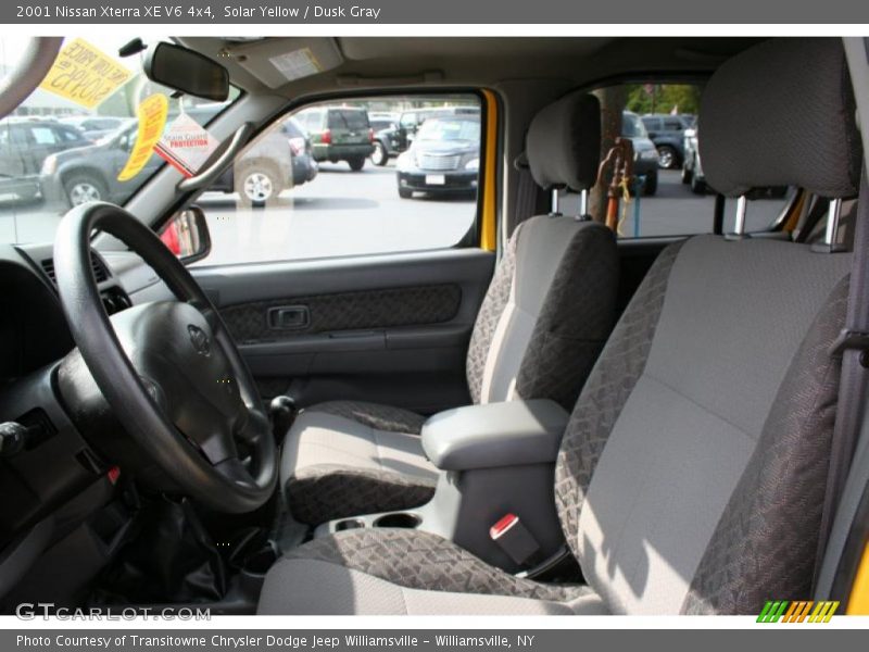 Solar Yellow / Dusk Gray 2001 Nissan Xterra XE V6 4x4
