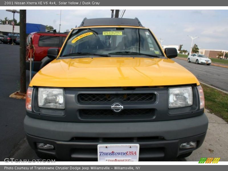 Solar Yellow / Dusk Gray 2001 Nissan Xterra XE V6 4x4
