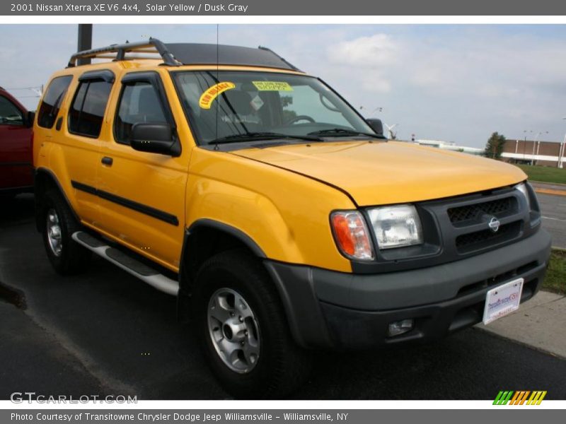 Solar Yellow / Dusk Gray 2001 Nissan Xterra XE V6 4x4