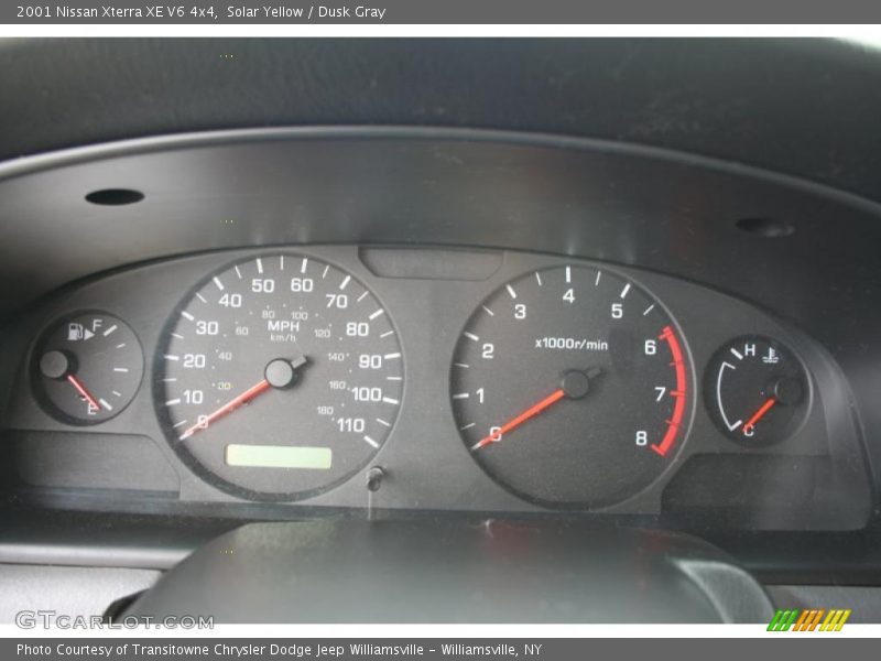 Solar Yellow / Dusk Gray 2001 Nissan Xterra XE V6 4x4