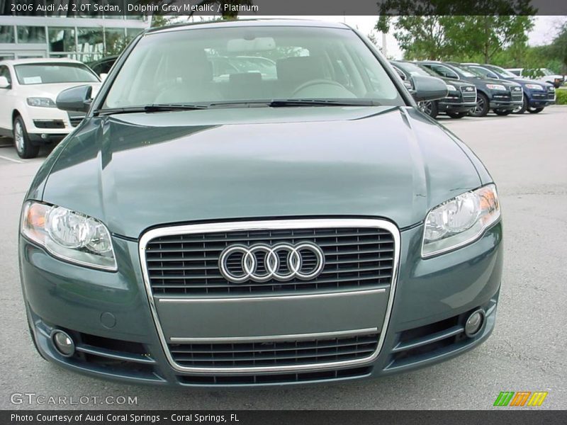 Dolphin Gray Metallic / Platinum 2006 Audi A4 2.0T Sedan