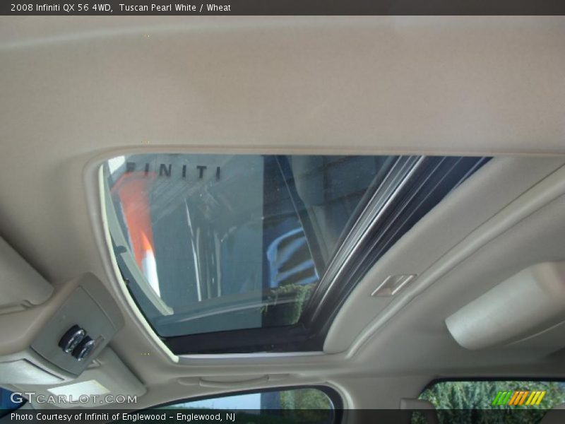 Tuscan Pearl White / Wheat 2008 Infiniti QX 56 4WD
