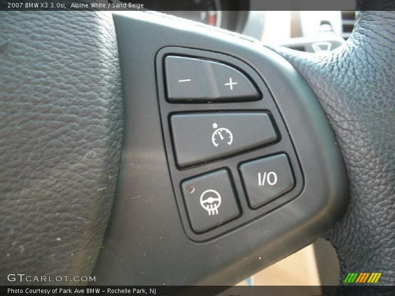 Alpine White / Sand Beige 2007 BMW X3 3.0si