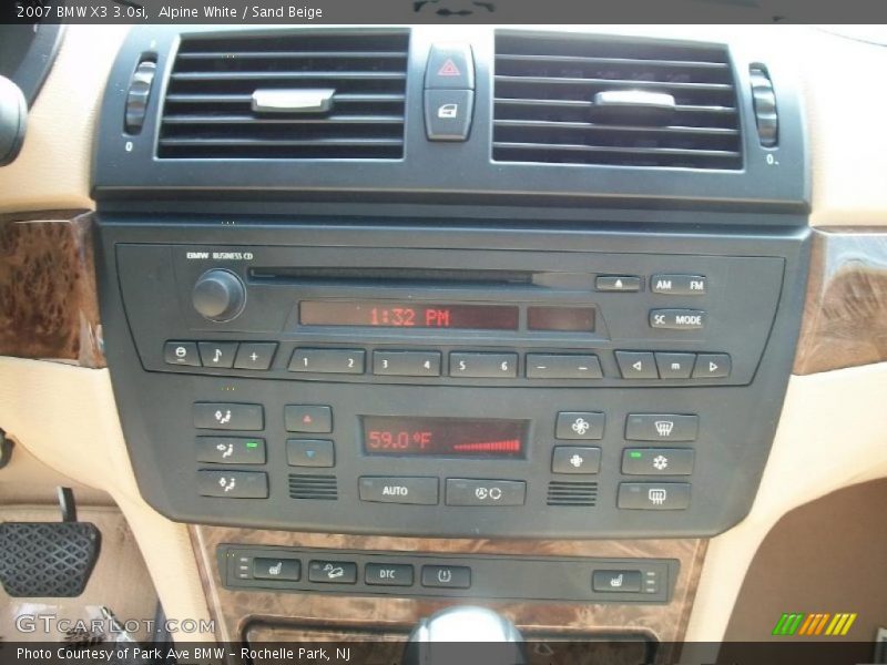 Alpine White / Sand Beige 2007 BMW X3 3.0si