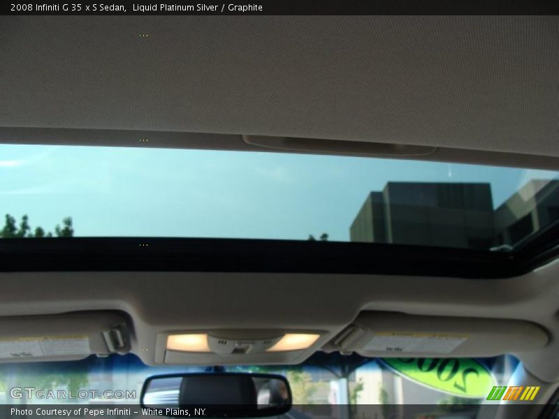 Liquid Platinum Silver / Graphite 2008 Infiniti G 35 x S Sedan