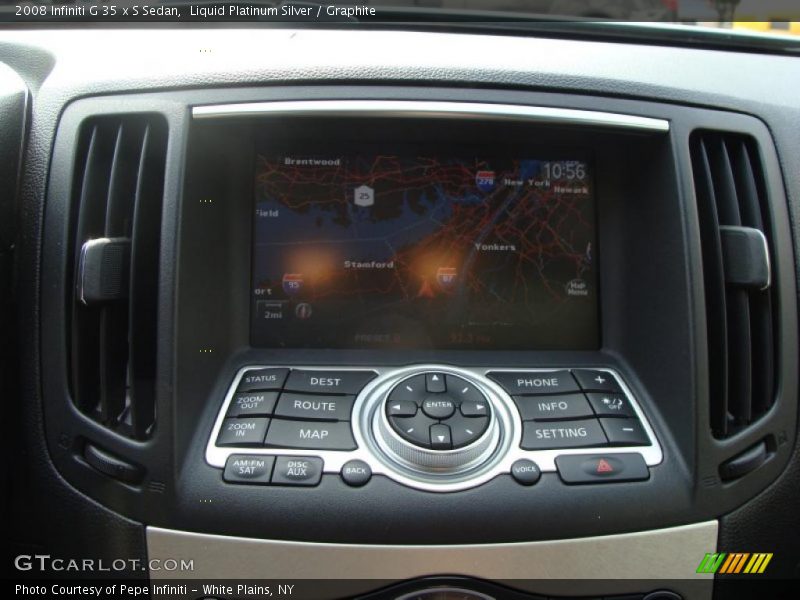 Liquid Platinum Silver / Graphite 2008 Infiniti G 35 x S Sedan