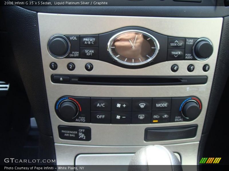 Liquid Platinum Silver / Graphite 2008 Infiniti G 35 x S Sedan