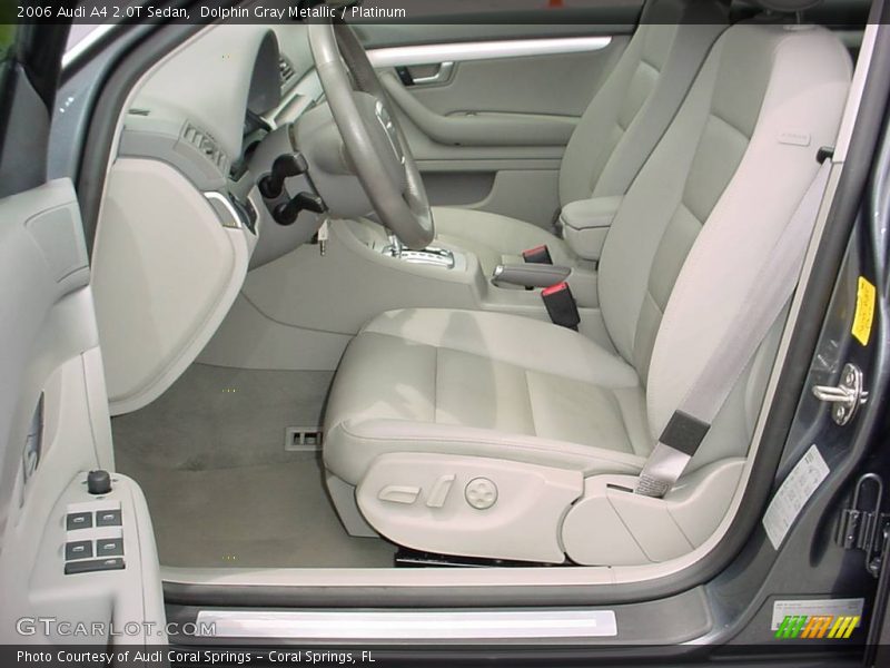 Dolphin Gray Metallic / Platinum 2006 Audi A4 2.0T Sedan