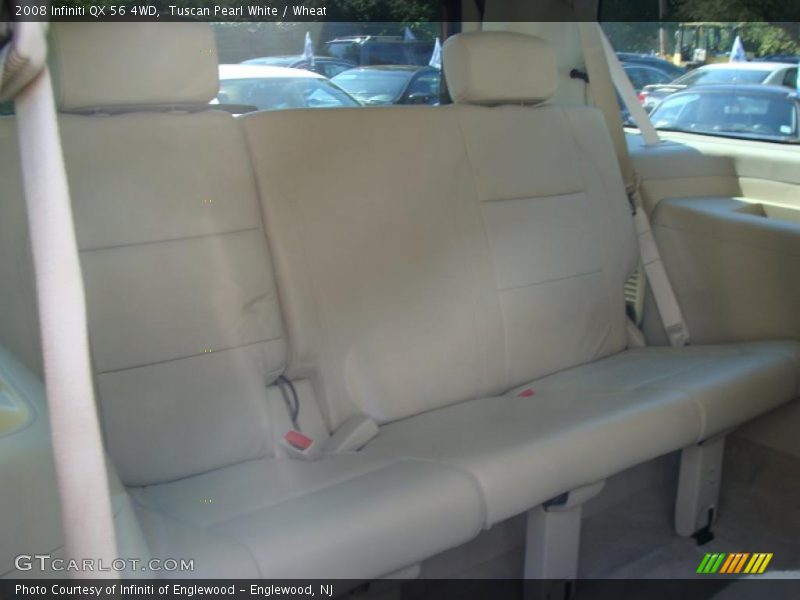 Tuscan Pearl White / Wheat 2008 Infiniti QX 56 4WD
