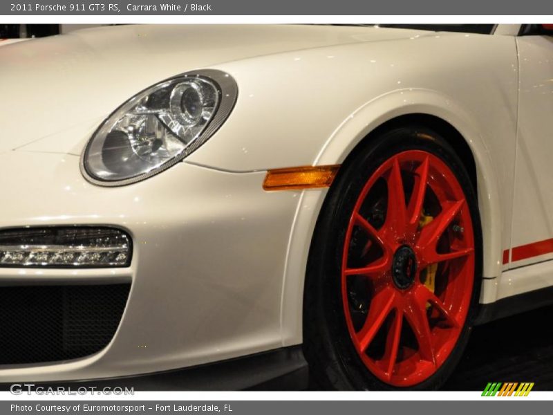Carrara White / Black 2011 Porsche 911 GT3 RS
