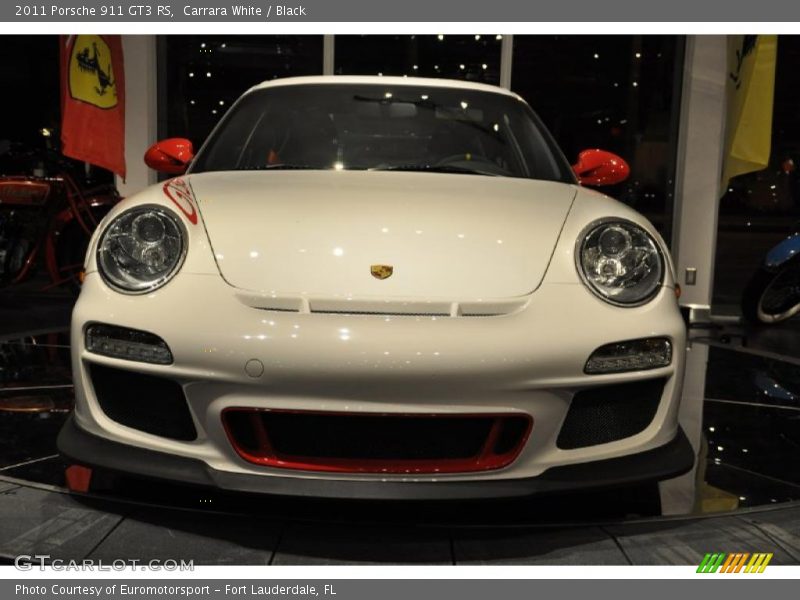 Carrara White / Black 2011 Porsche 911 GT3 RS