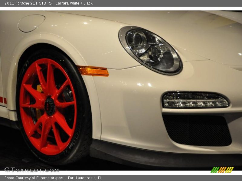 Carrara White / Black 2011 Porsche 911 GT3 RS