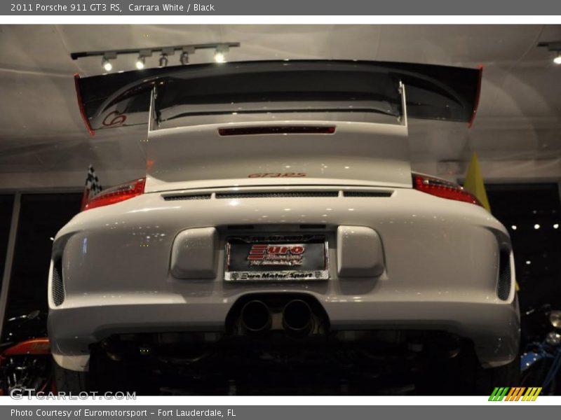 Carrara White / Black 2011 Porsche 911 GT3 RS