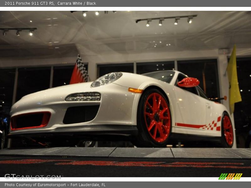 Carrara White / Black 2011 Porsche 911 GT3 RS