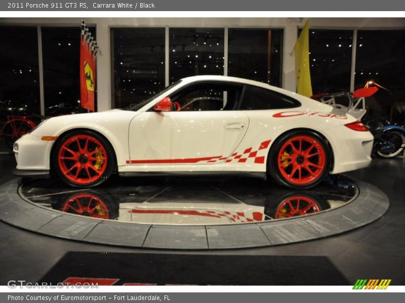Carrara White / Black 2011 Porsche 911 GT3 RS