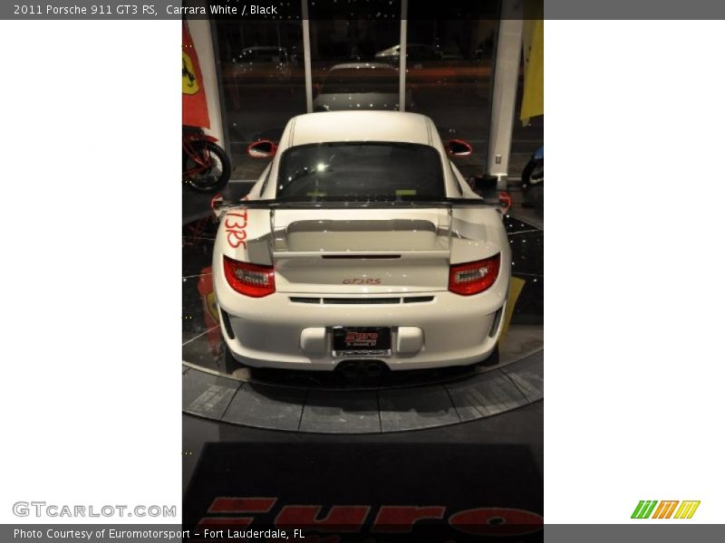 Carrara White / Black 2011 Porsche 911 GT3 RS