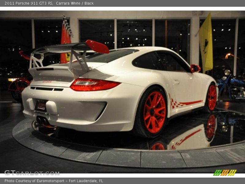Carrara White / Black 2011 Porsche 911 GT3 RS