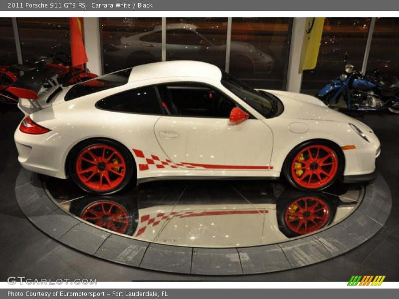 Carrara White / Black 2011 Porsche 911 GT3 RS