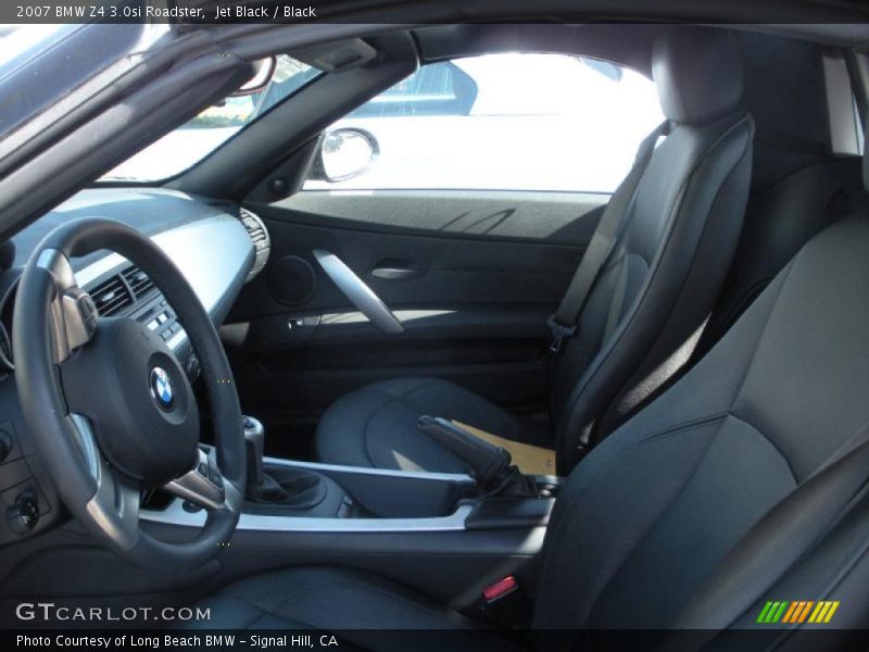 Jet Black / Black 2007 BMW Z4 3.0si Roadster
