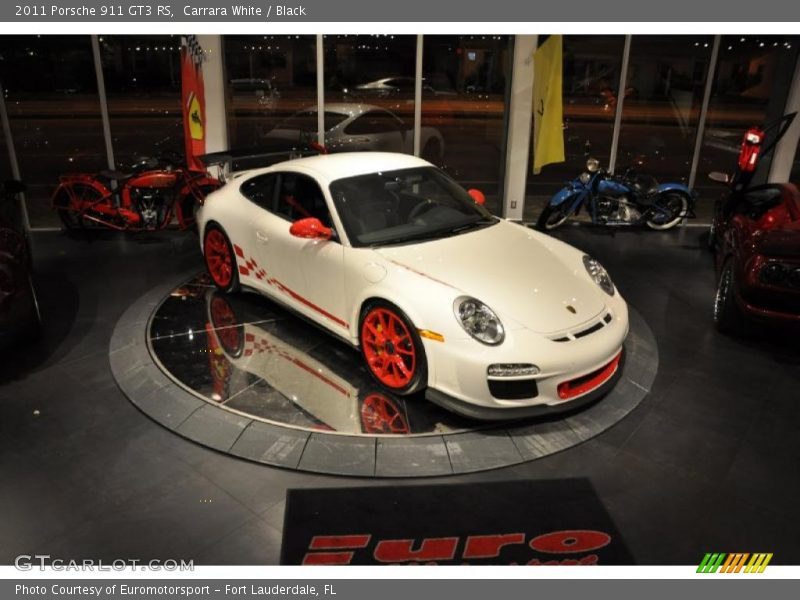 Carrara White / Black 2011 Porsche 911 GT3 RS