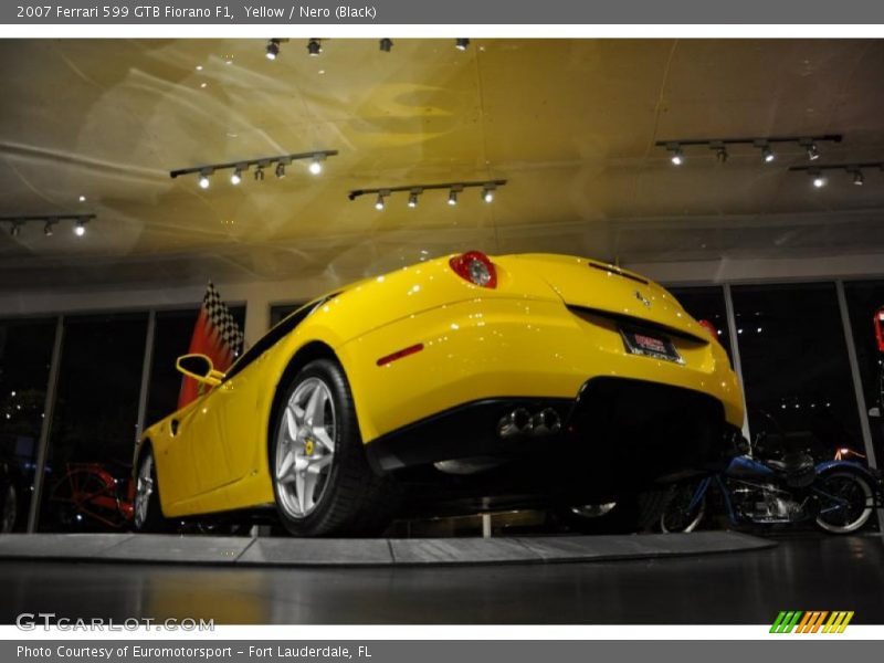 Yellow / Nero (Black) 2007 Ferrari 599 GTB Fiorano F1