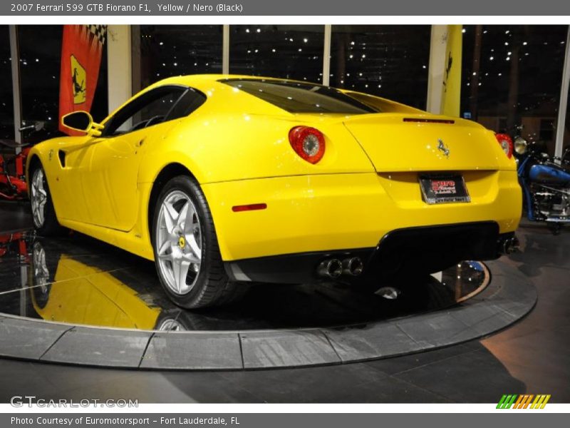 Yellow / Nero (Black) 2007 Ferrari 599 GTB Fiorano F1