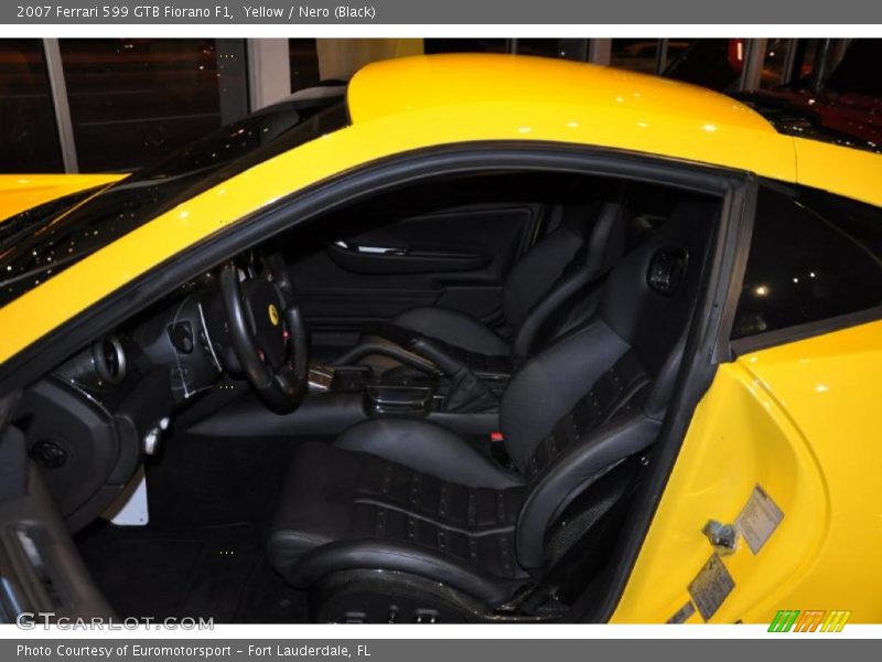 Yellow / Nero (Black) 2007 Ferrari 599 GTB Fiorano F1