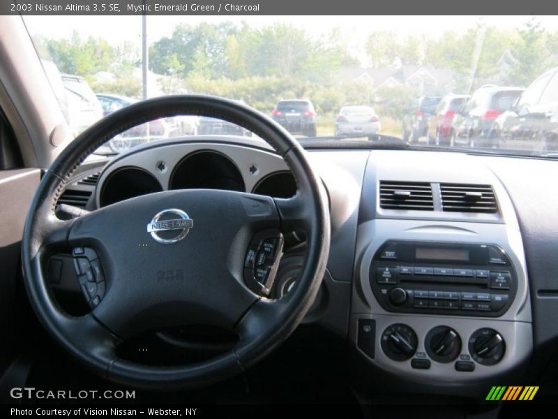 Mystic Emerald Green / Charcoal 2003 Nissan Altima 3.5 SE