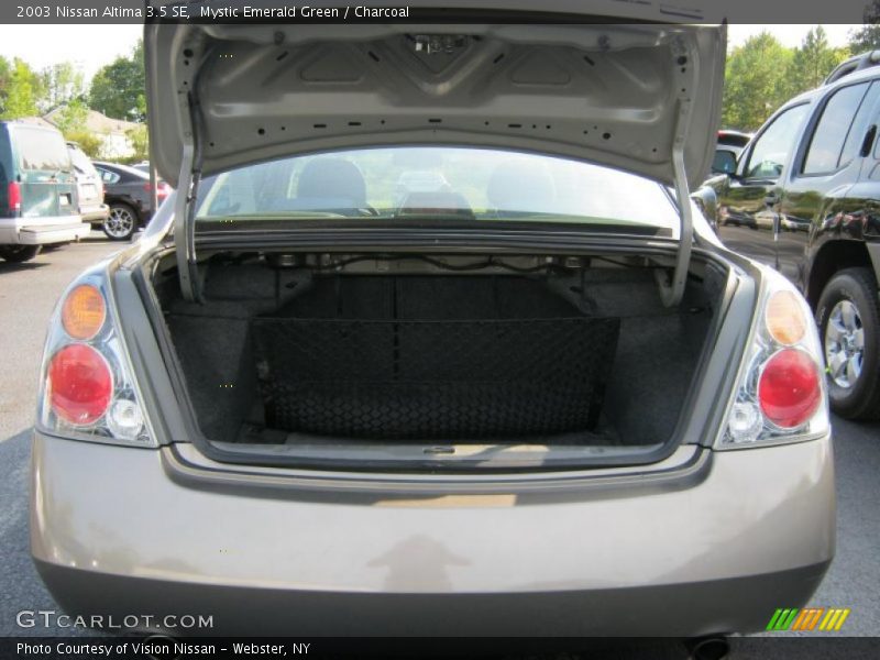 Mystic Emerald Green / Charcoal 2003 Nissan Altima 3.5 SE