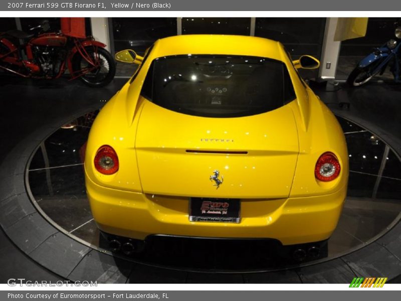 Yellow / Nero (Black) 2007 Ferrari 599 GTB Fiorano F1
