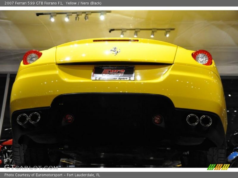 Yellow / Nero (Black) 2007 Ferrari 599 GTB Fiorano F1