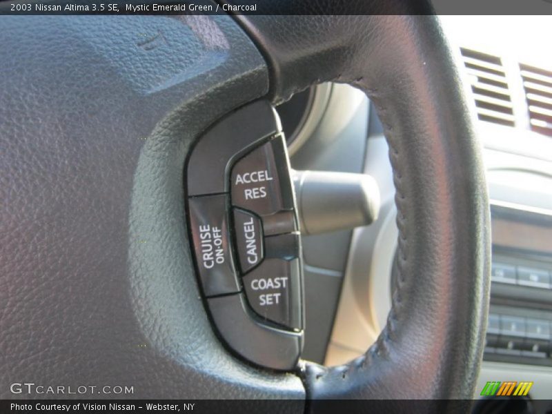 Mystic Emerald Green / Charcoal 2003 Nissan Altima 3.5 SE