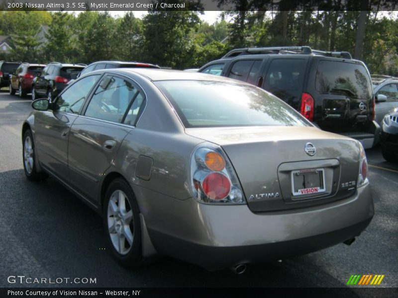 Mystic Emerald Green / Charcoal 2003 Nissan Altima 3.5 SE